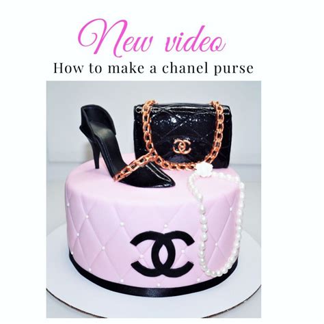 chanel handbag cake topper|Chanel Bag Cake Topper .